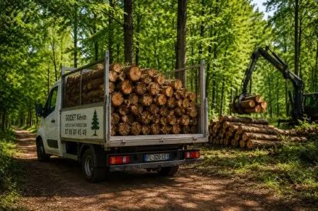livraison bois vendée